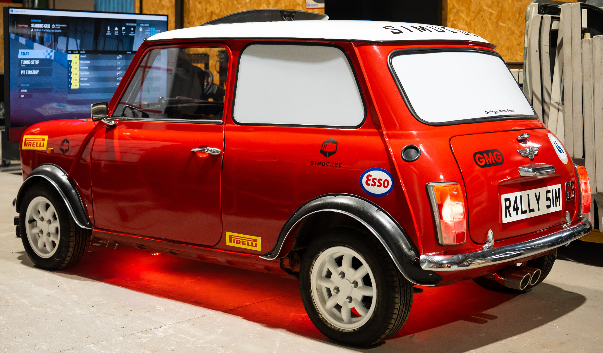 Mini Rally Pit Classic Mini Rally Simulator | Corporate Event Entertainment Hire